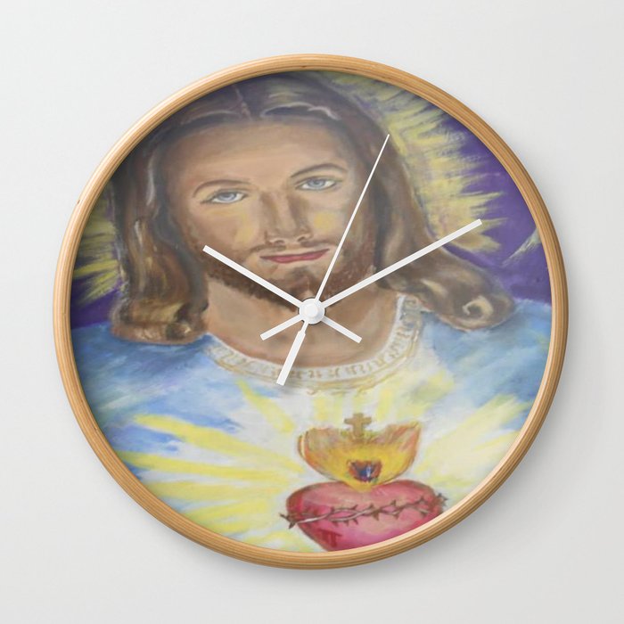 Sacred Heart of Jesus Wall Clock