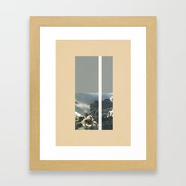 Cloud composition Framed Art Print