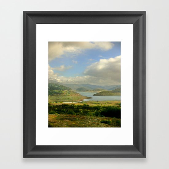 Alpine Ranges Framed Art Print
