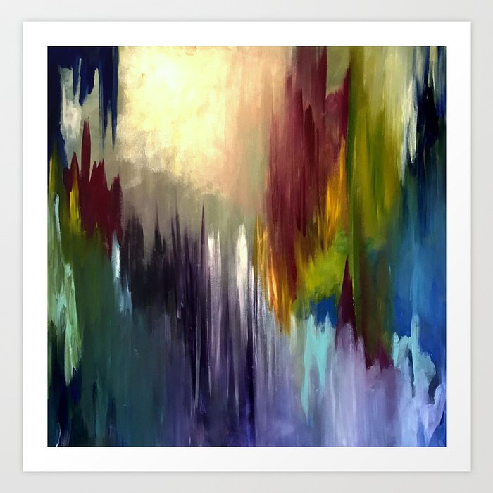 The Messenger Abstract Art Print By Tsalaz1