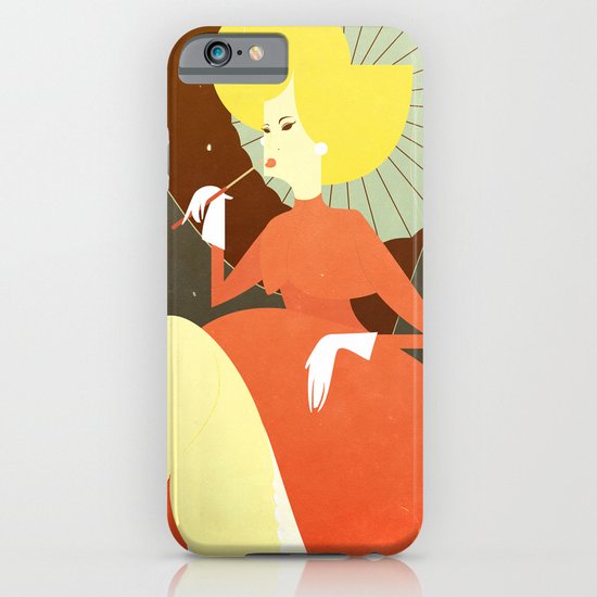 Retro french poster iPhone & iPod Case