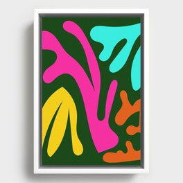 6 Matisse Cut Outs Inspired 220602 Abstract Shapes Organic Valourine Original Framed Canvas