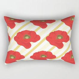 red poppy#3 Rectangular Pillow
