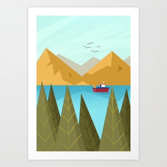 The View Art Print