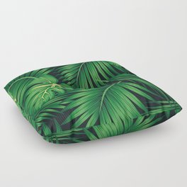 Tropical leaf illustration Floor Pillow