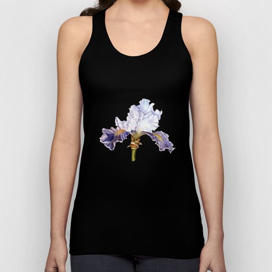 Purple Iris Unisex Tank Top
