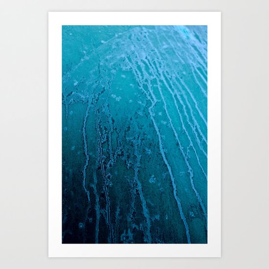 Frozen Lines Art Print