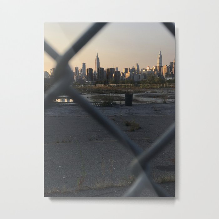 Brooklyn View of NYC Skyline Metal Print