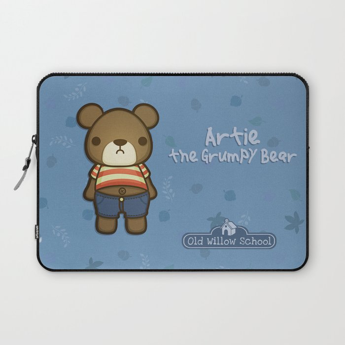 Artie the Grumpy Bear Laptop Sleeve
