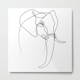Elephant Metal Print | Tumblr, Adorable, Baby, Sticker, Elephants, Girly, Cute, Pattern, Drawing, Avocado 