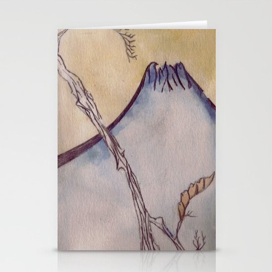 Japanese Mountain Stationery Cards