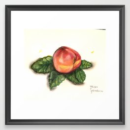 peach Artwork Framed Art Print