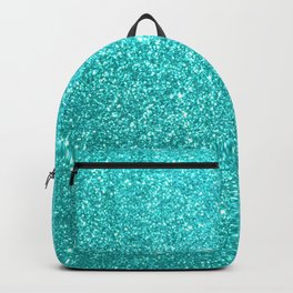 Aqua Blue Glitter Backpack | Aqua, Engagement, Curated, Aquablue, Shinyglitter, Photo, Blue, Blueglitter, Shiny, Glitz 