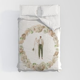 Lelia's Wedding Bride & Groom Comforter