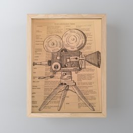 Camera, Action! Framed Mini Art Print
