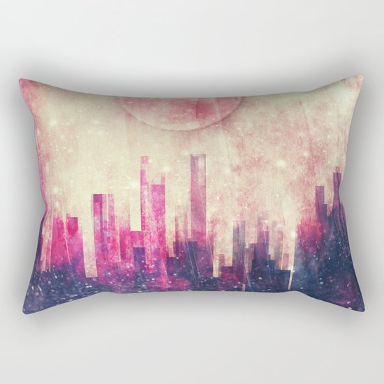 Mysterious city Rectangular Pillow