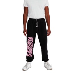 Cheetah Animal Black Pink #1 #pattern #decor #art #society6 Sweatpants