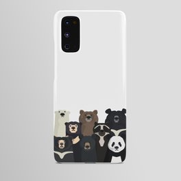 Bear family portrait Android Case