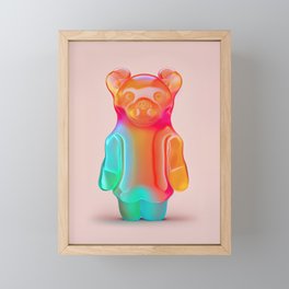 Jelly Gummy Pug Framed Mini Art Print