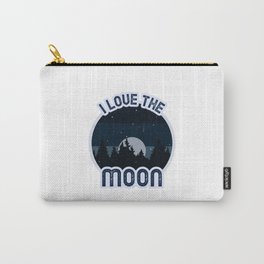 I Love The Moon - Moon Design fans Carry-All Pouch