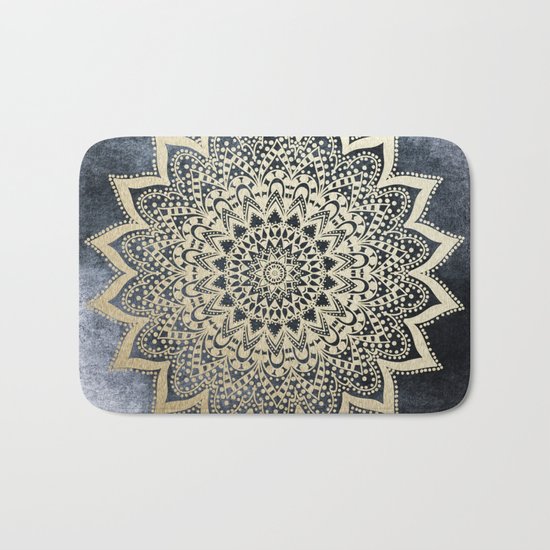 BOHO NIGHTS MANDALA Bath Mat