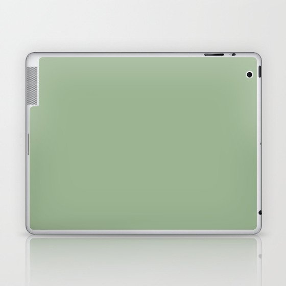 Solid Color SAGE GREEN  Laptop & iPad Skin