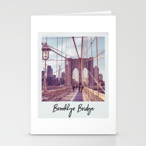 Brooklyn Bridge Vintage Style Photo Stationery Cards