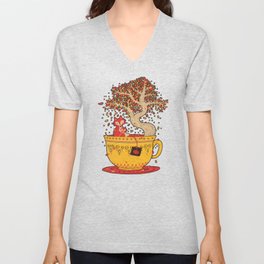 Fall is Here V Neck T Shirt