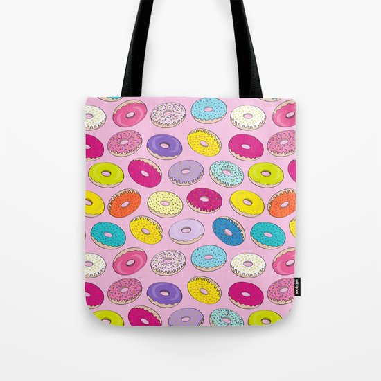 Donuts Pink Dreams Tote Bag