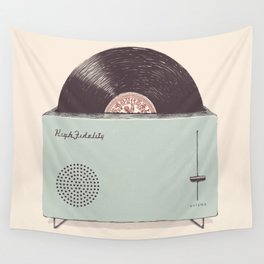 High Fidelity Toaster Wall Tapestry