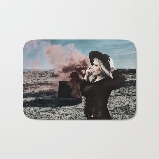 Burning Koffer Bath Mat