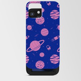 pinky planet(blue) iPhone Card Case