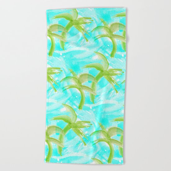 Tropical Abstract_Oceans Beach Towel