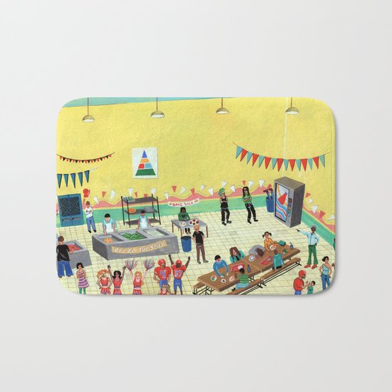 Pizza Tuesday Bath Mat