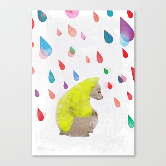 rainy day dream away Canvas Print