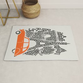 Paris Cityscape Rug