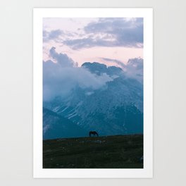 Mountain Horse - Landscape Wildlife Photography Art Print