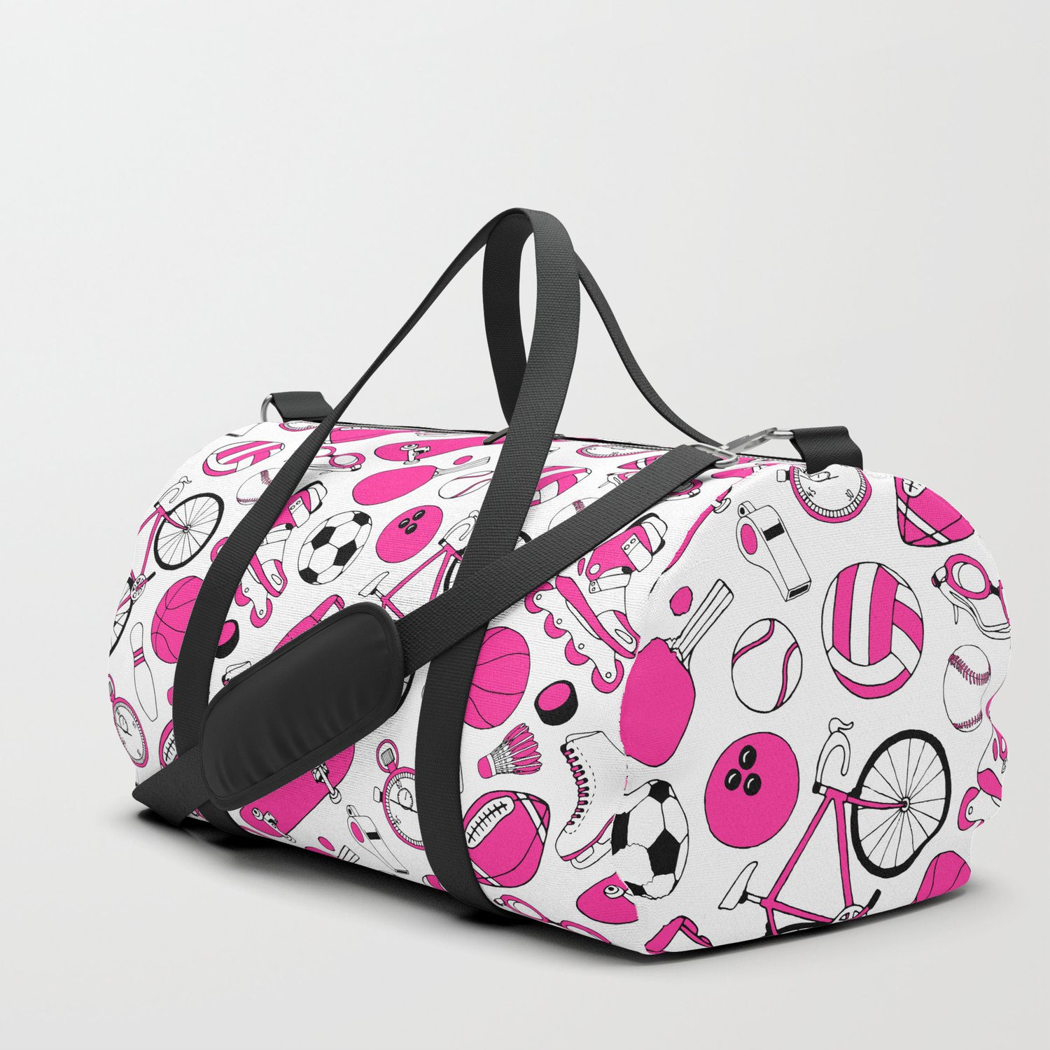 love pink duffle bag