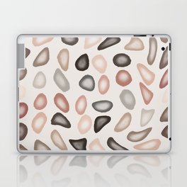 Abstract pebbles watercolor  Laptop Skin