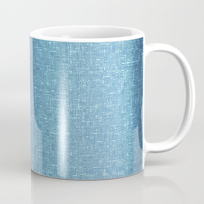 blue architectural glass texture look Coffee Mug