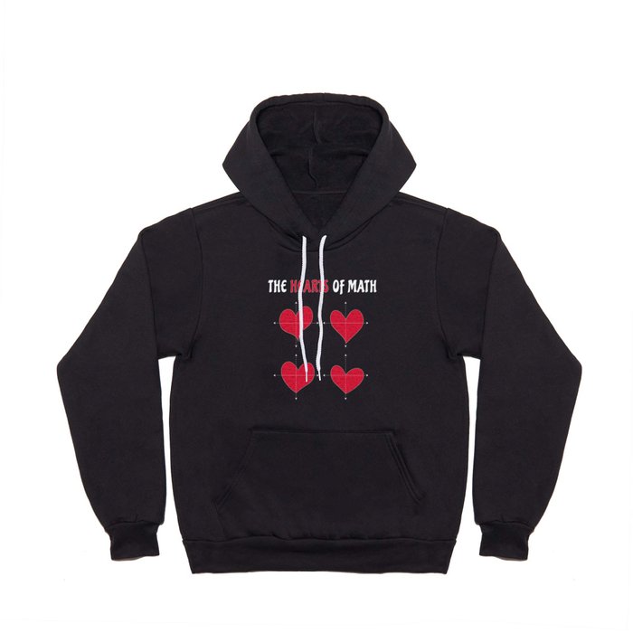 The Hearts Of Math Valentine's Day Math Hoody