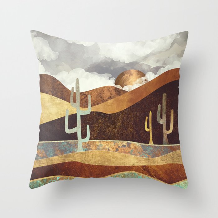 Patina Desert lovers Throw Pillow