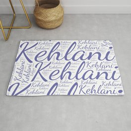 Kehlani Rug | Birthdaypopular, Vidddiepublyshd, Womanbabygirl, Graphicdesign, Femalekehlani, Wordcloudpositive, Colorsfirstname 