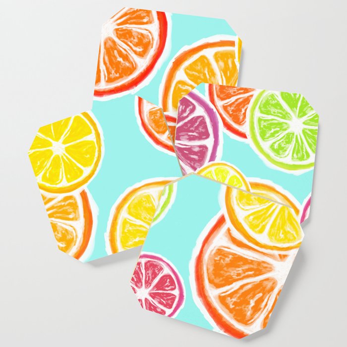  citrus pattern Coaster