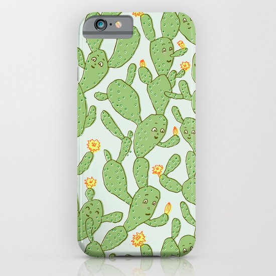 Happy Cactus | Pattern iPhone & iPod Case