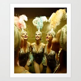 1950's Showgirls Art Print