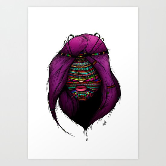 Colorful Roots (Color Version) Art Print