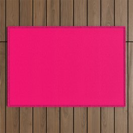 Hot Pink Color Outdoor Rug