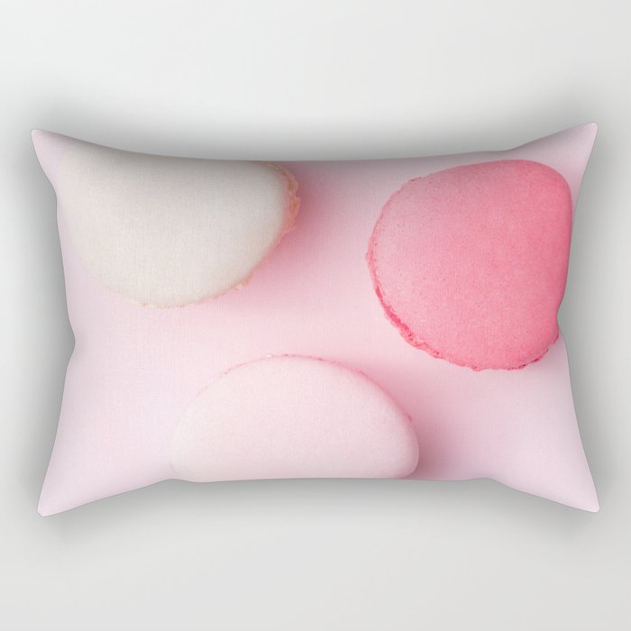Pink Macaroons Rectangular Pillow