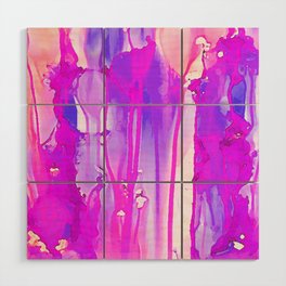 Lilac & Sherbet Abstract Wood Wall Art